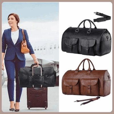 Large PU Folding Suit Storage Bag, Pack Smarter, Travel Better! - NivoLand