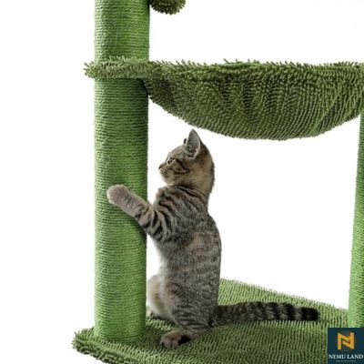 Cactus cat tree, sisal scratching post for Exercise - NivoLand