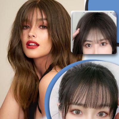 Synthetic Air Bangs For Women - NivoLand