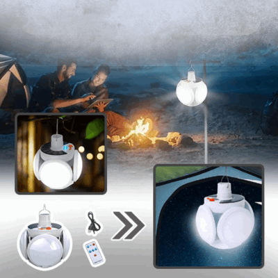 Portable Solar LED Bulb - Your Ultimate Outdoor Companion! - NivoLand