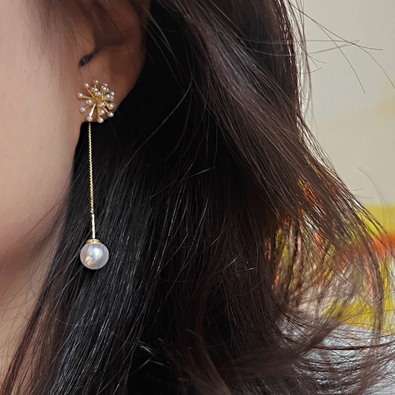 tassel long earrings