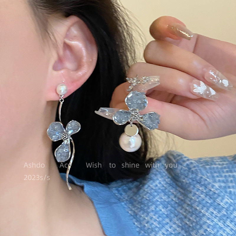 tassel long earrings