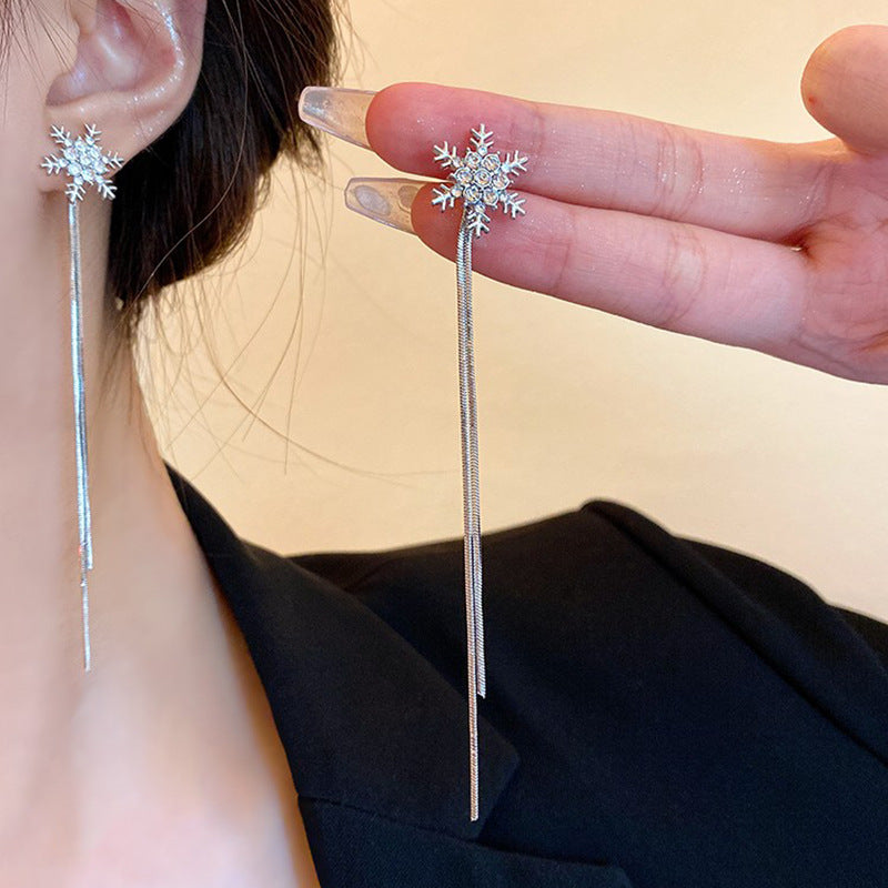 tassel long earrings