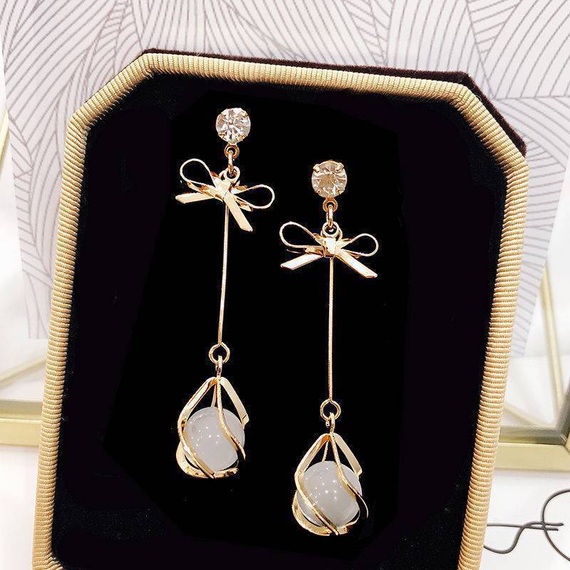 tassel long earrings