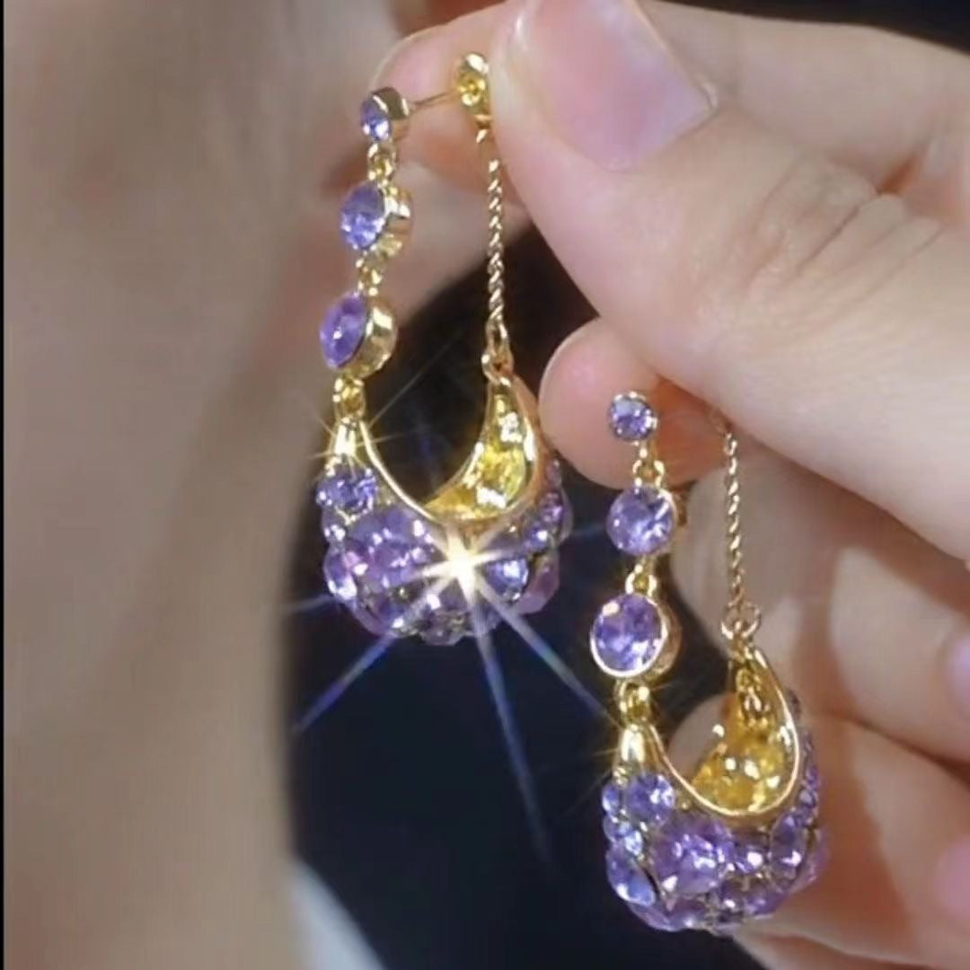 tassel long earrings