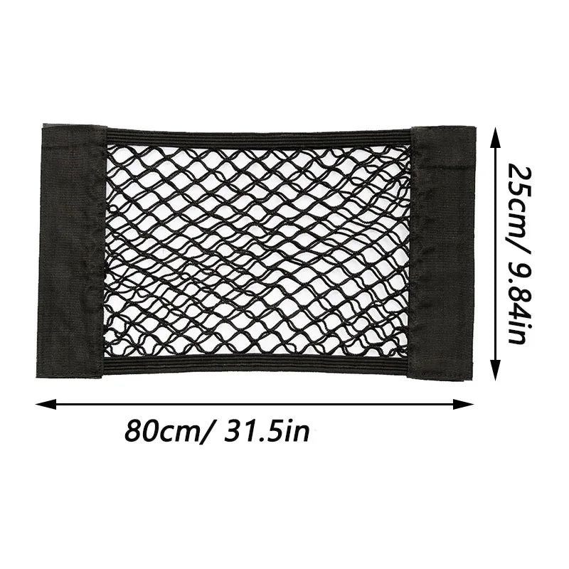 Car Back Rear Trunk Organizer Net Mesh Seat - NivoLand