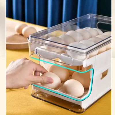 Rolling Egg Holder for Refrigerator (24 Eggs) - NivoLand