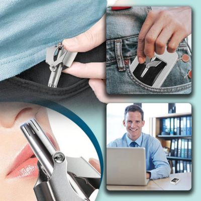 electric nose hair trimmer - say goodbye to unsightly nose hair! - nivoland