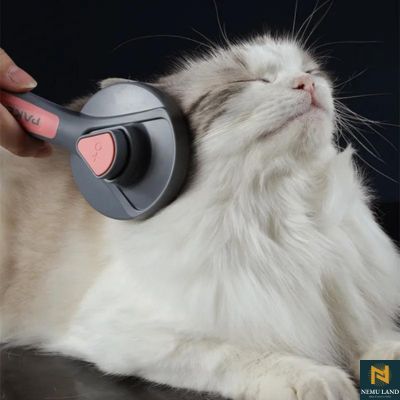 Pink Stainless steel brush for cats and dogs - NivoLand