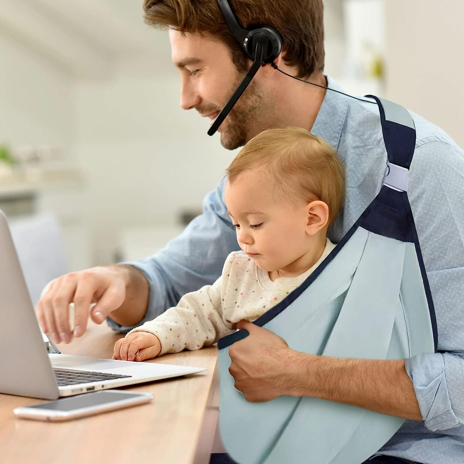 BABY CARRIER WRAP MULTIFUNCTIONAL, BABY CARRIER RING SLING - NivoLand