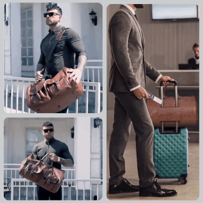 Large PU Folding Suit Storage Bag, Pack Smarter, Travel Better! - NivoLand