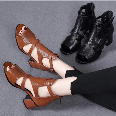 high heeled sandals - nivoland