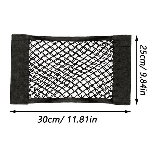 car back rear trunk organizer net mesh seat - nivoland