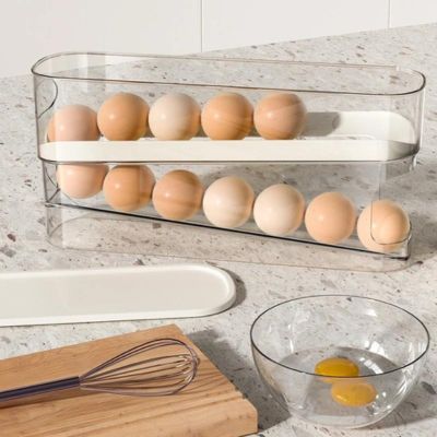 double layer egg storage box for refrigerator (12 eggs) - nivoland