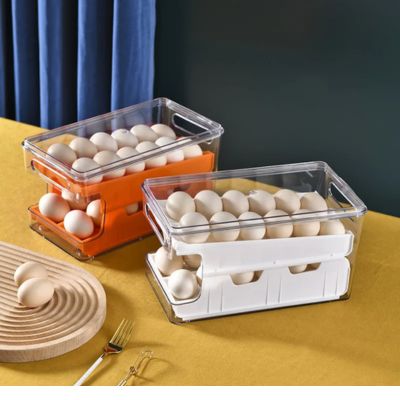 Rolling Egg Holder for Refrigerator (24 Eggs) - NivoLand