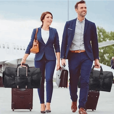 Large PU Folding Suit Storage Bag, Pack Smarter, Travel Better! - NivoLand