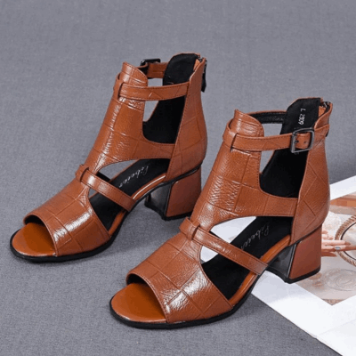 high heeled sandals - nivoland