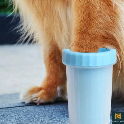 dog paw and foot cleaner (green) - nivoland