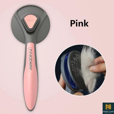 Pink Stainless steel brush for cats and dogs - NivoLand