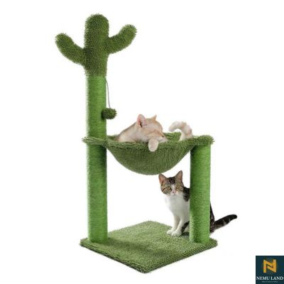 Cactus cat tree, sisal scratching post for Exercise - NivoLand