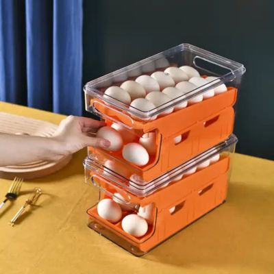 rolling egg holder for refrigerator (24 eggs) - nivoland