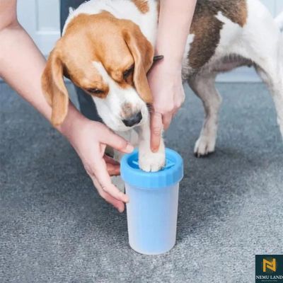 Dog Paw and Foot Cleaner (Green) - NivoLand