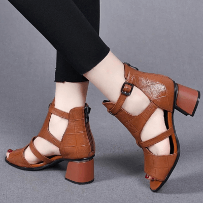 high heeled sandals - nivoland