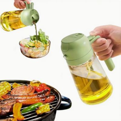 2 in 1 Olive Oil Sprayer and Dispenser Bottle - NivoLand
