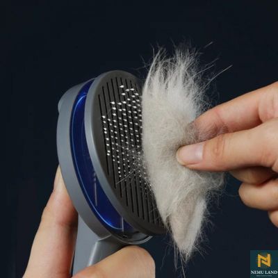 Pink Stainless steel brush for cats and dogs - NivoLand