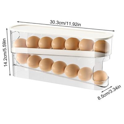 Double Layer Egg Storage Box for Refrigerator (12 Eggs) - NivoLand