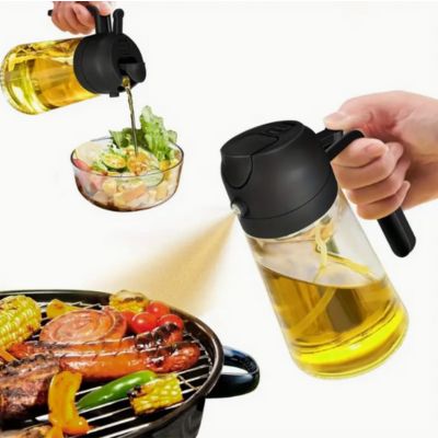 2 in 1 olive oil sprayer and dispenser bottle - nivoland