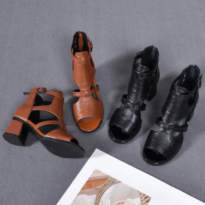 high heeled sandals - nivoland