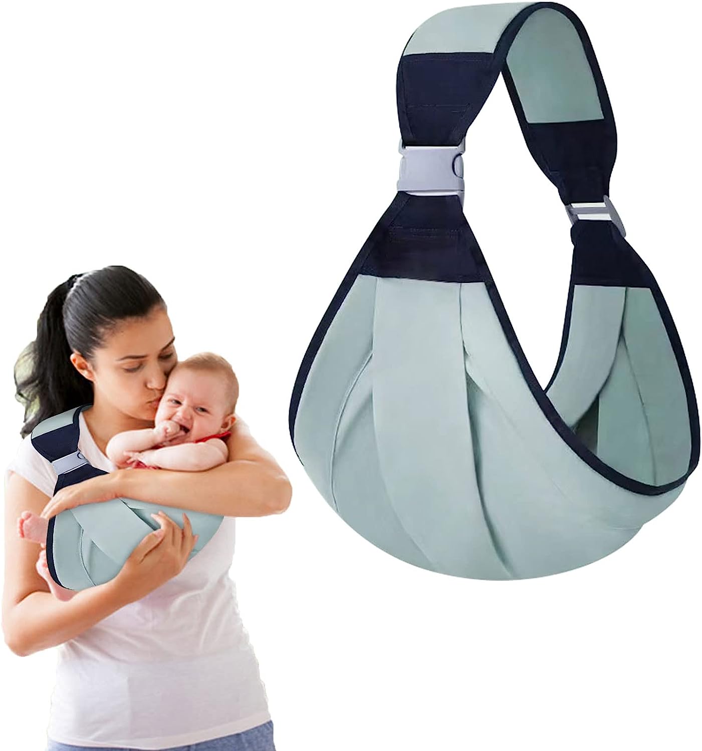 baby carrier wrap multifunctional, baby carrier ring sling - nivoland
