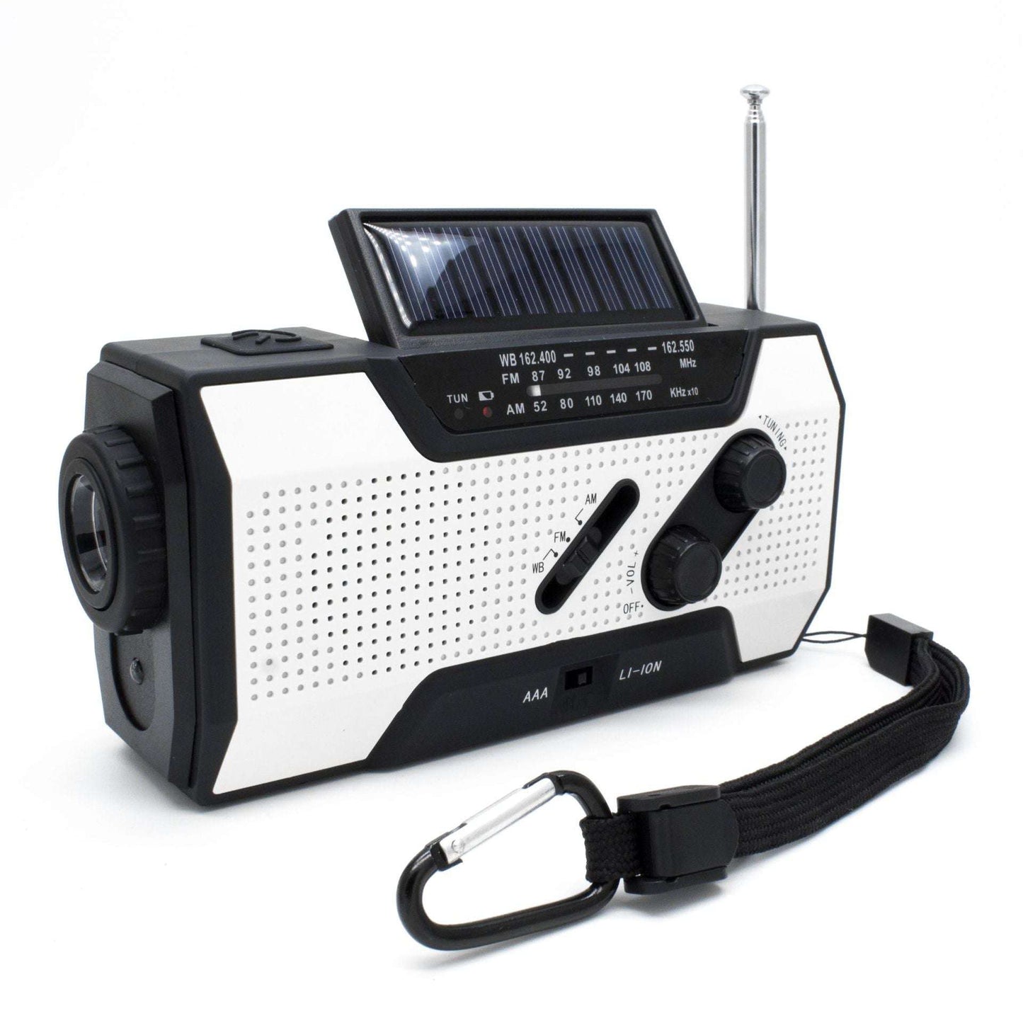 hand crank solar radio with powerbank - nivoland