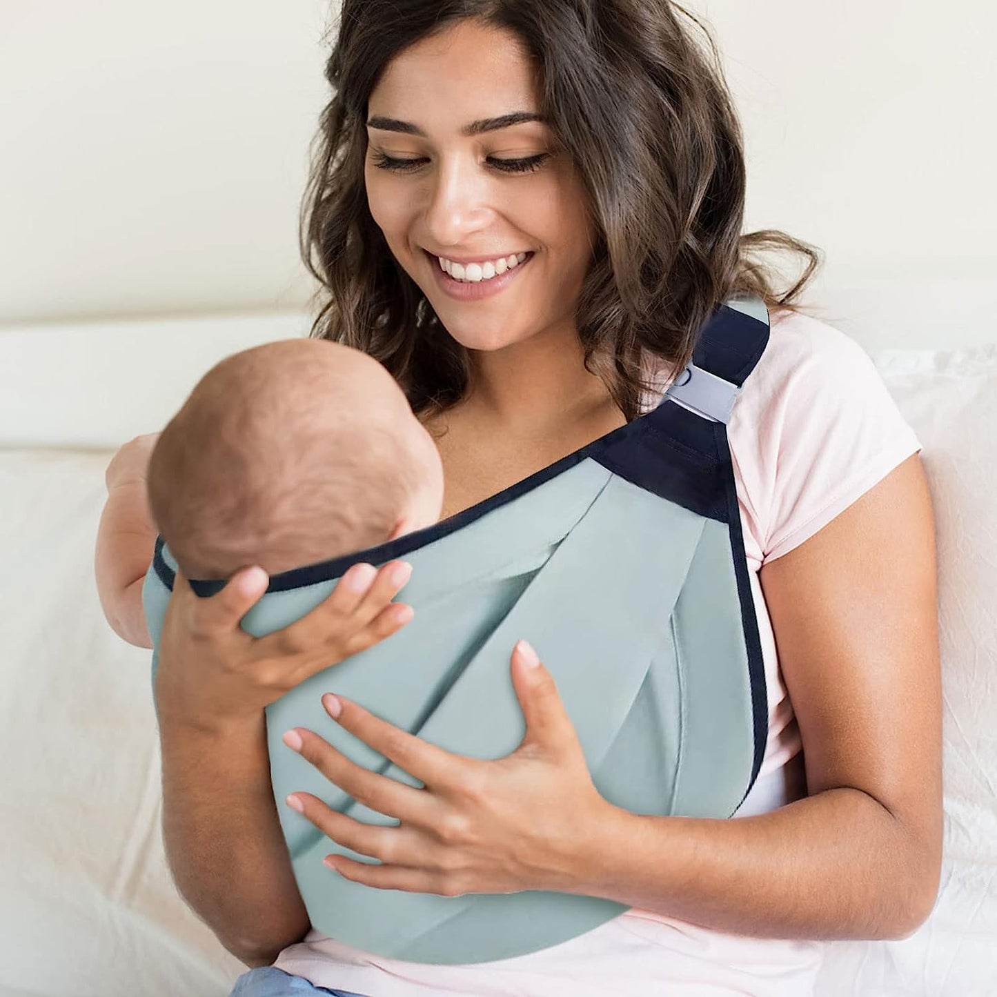 baby carrier wrap multifunctional, baby carrier ring sling - nivoland