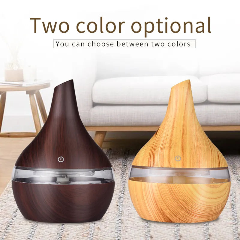 aromatic air diffuser and desktop humidifier with 7 colors - nivoland