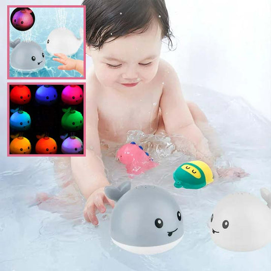 Rechargeable Light Up Whale Bath Toy 🐳 - NivoLand