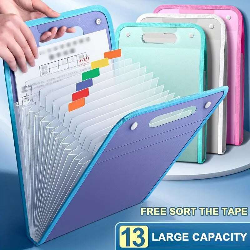 Portable 13 Pocket File Folders - NivoLand