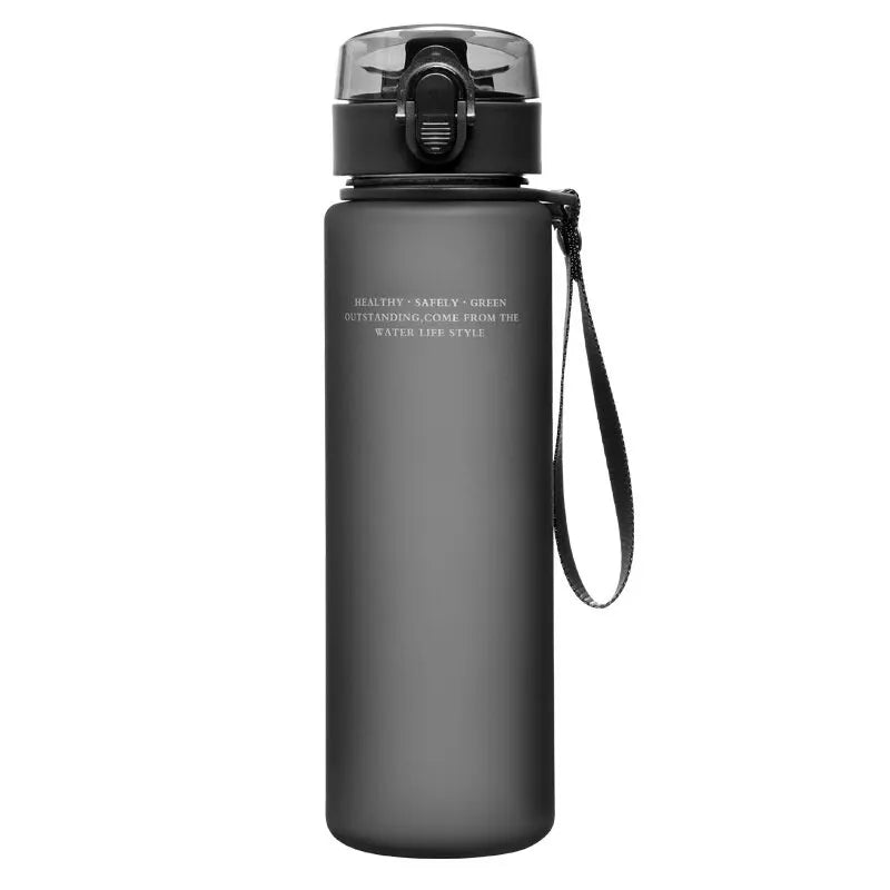 brand bpa free leak proof sports water bottle high quality tour hiking portable my favorite drink bottles 400ml 560ml - nivoland