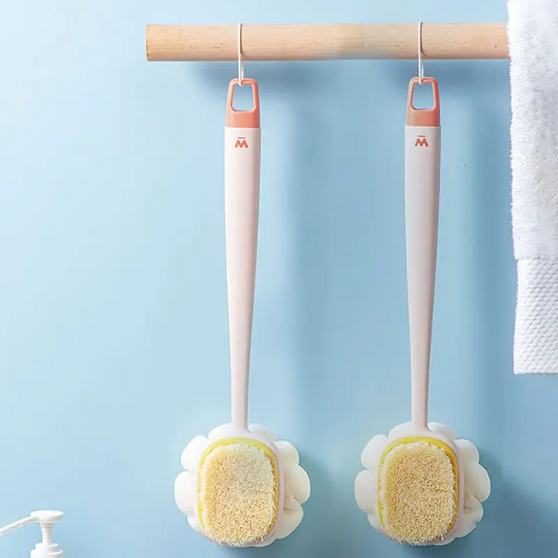 Doubleside Rub Shower Brush - Refreshing Bathing Experience! - NivoLand