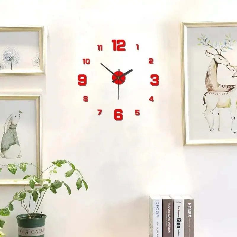 DIY Frameless Wall Clock - NivoLand