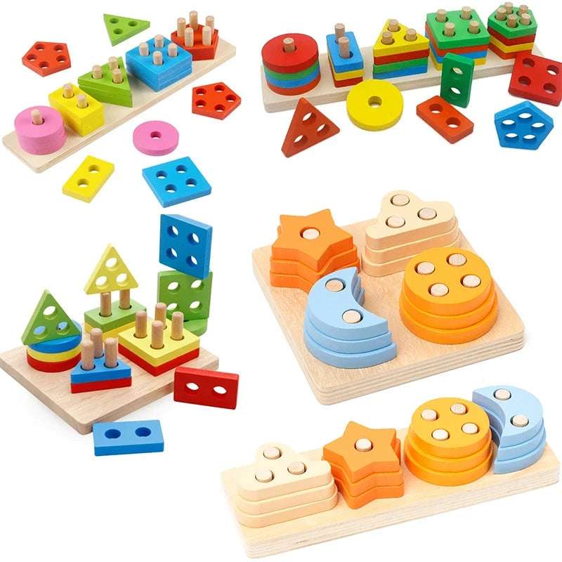 Montessori Wooden Educational Toys - Spark Creativity! 🌟 - NivoLand