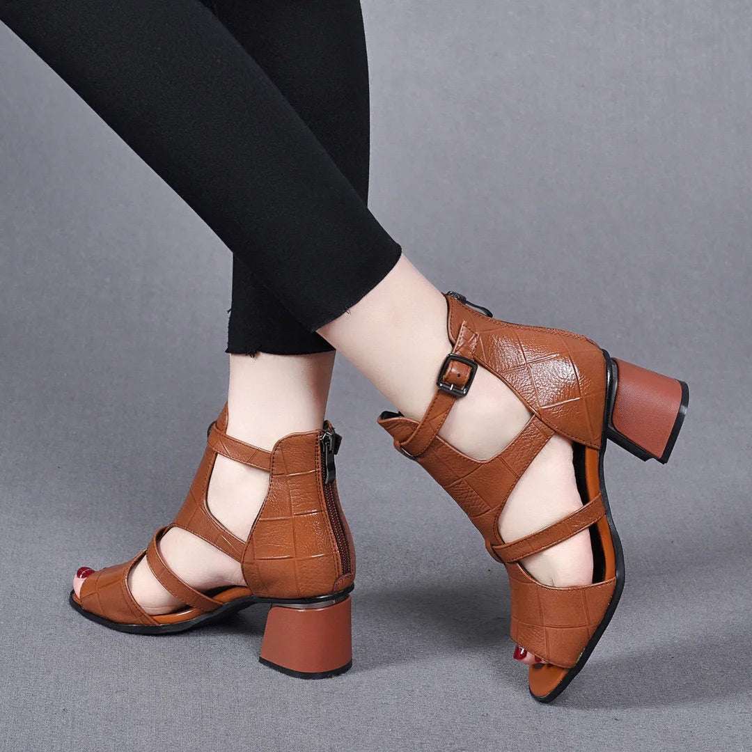 high heeled sandals - nivoland