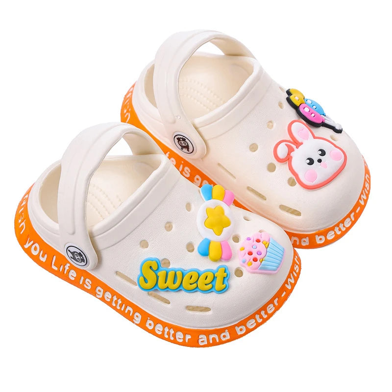 Summer Kids Sandals, Soft Anti-Skid Cartoon Design - NivoLand
