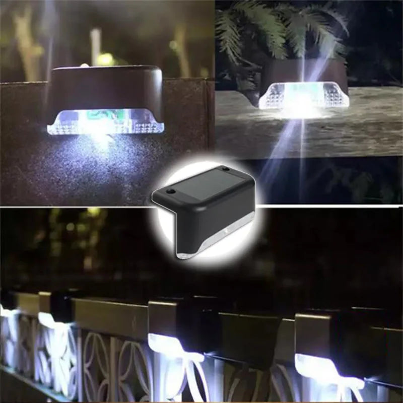 warm white led solar step lights - nivoland