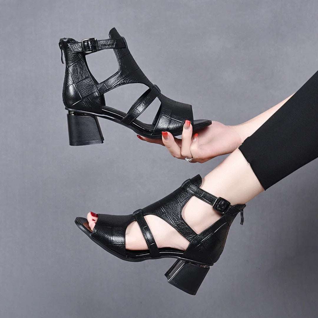 high heeled sandals - nivoland