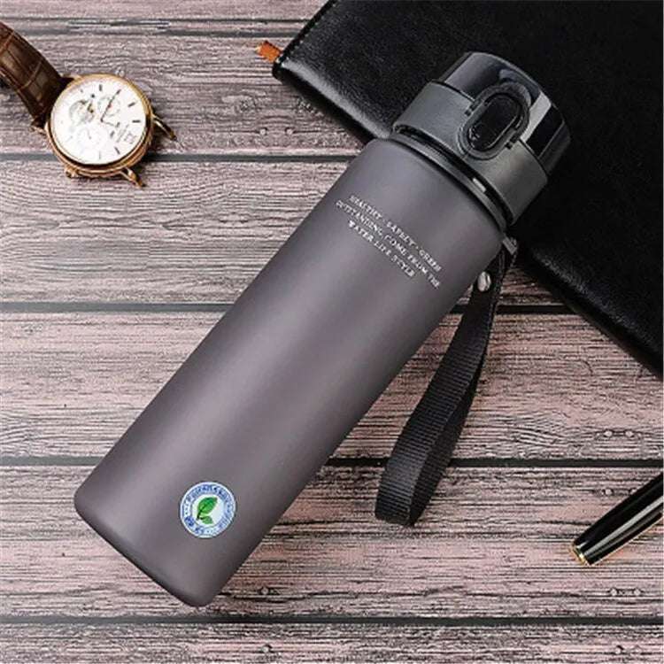 brand bpa free leak proof sports water bottle high quality tour hiking portable my favorite drink bottles 400ml 560ml - nivoland