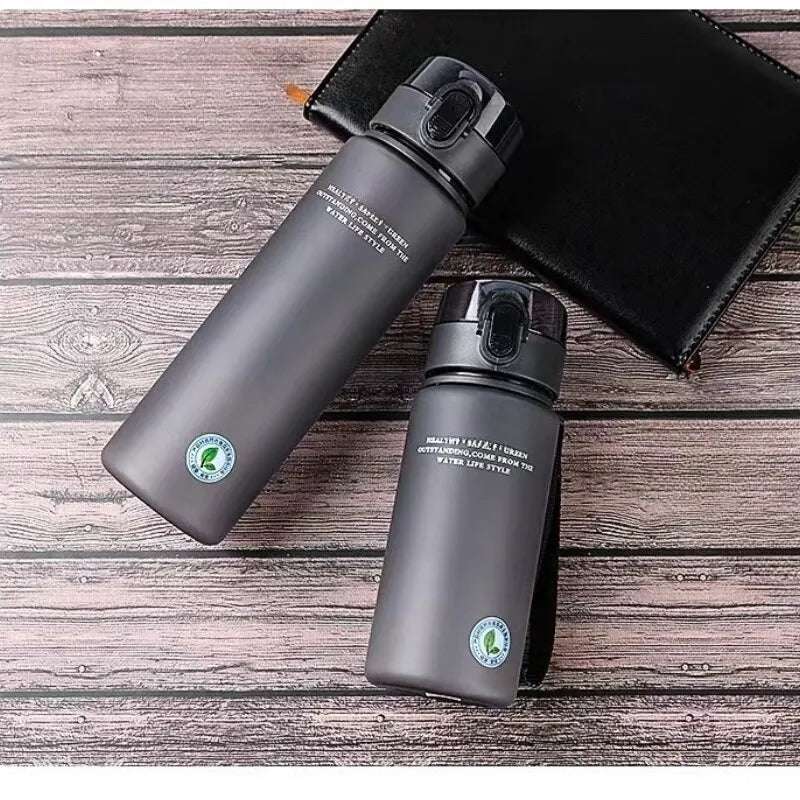 brand bpa free leak proof sports water bottle high quality tour hiking portable my favorite drink bottles 400ml 560ml - nivoland