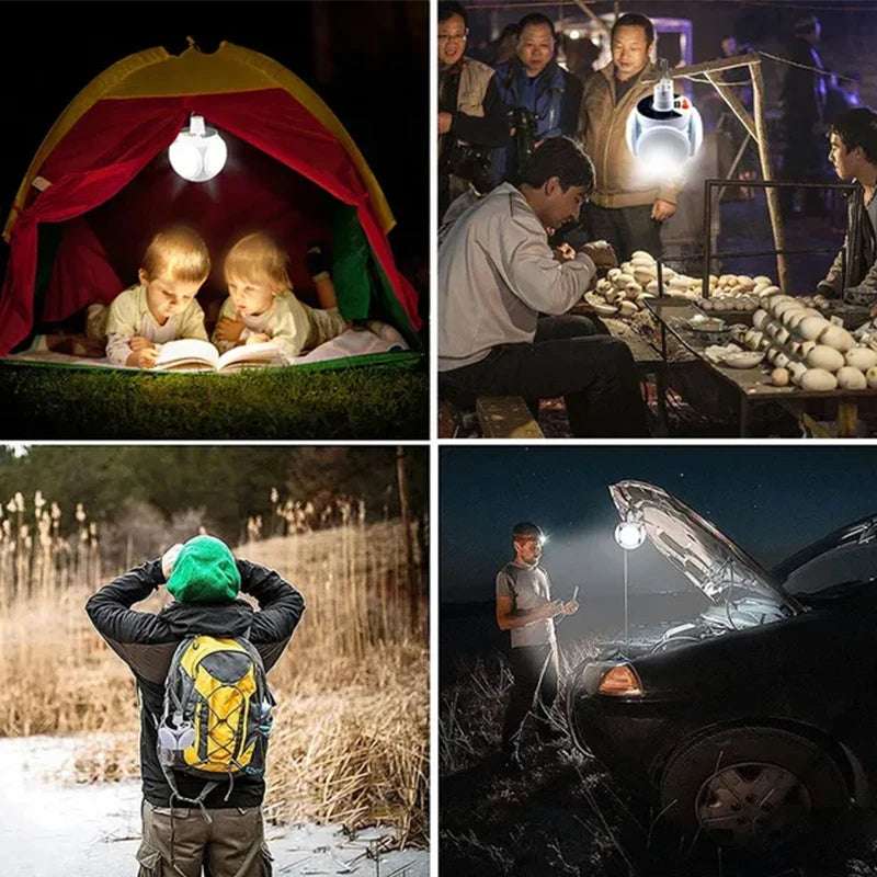 Portable Solar LED Bulb - Your Ultimate Outdoor Companion! - NivoLand