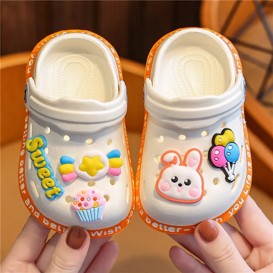 Summer Kids Sandals, Soft Anti-Skid Cartoon Design - NivoLand